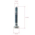 The Rop Shop 10-pack Shear Pin Bolt Nut For John Deere Snowblower 828d 924de 1032d