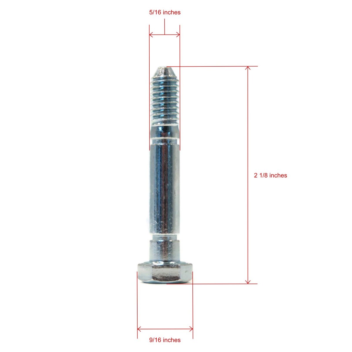 The Rop Shop 10-pack Shear Pin Bolt Nut For John Deere Snowblower 828d 924de 1032d