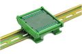 Electronics-salon Din Rail Mounting Carrier Housing With Prototype Board Pcb Size 77 4 X 72mm