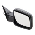 Door Mirror For Ram 2500 2011 2012 Passenger Side Textured Black Heated Power Manual Folding Non Towing Replacement Ch1321303 