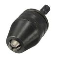 1 4 Keyless Drill Bit Chuck Hex Shank Adapter Converter Quick Change 0 3-6 5mm
