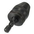 1 4 Keyless Drill Bit Chuck Hex Shank Adapter Converter Quick Change 0 3-6 5mm