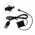 3m Car Wire Strip Light Cigarette Connect Usb Driveauto Interior Decor Atmosphere Lamp Accessories