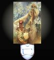 Gotham Decor Madonna Of The Lilies By Mucha Decorative Night Light 