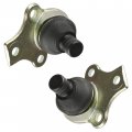 Caltric 2 Lower Ball Joints Compatible With Can-am Bombardier Outlander 400 Std 2x4 4x4 2004-2005