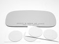 95-97 Jag Vanden Plas Xj6 Xj12 Xjr 97-06 Xk8 00-06 Xkr Right Passenger Convex Replacement Mirror Glass Lens With Adhesive Usa 