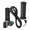 Qanyegn Lcd Electric Quantity Display Ebike Speed Governing Throttle Grip 6 Cores Bike For Ebikes 36v