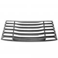 Pre-painted Window Louvers For 2016-2023 Chevy Camaro Ikon Style Glossy Black Abs Plastic Rear Scoop Cover Sun Shade Other