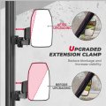 Kemimoto Upgraded Utv Wider Pro-fit Side Mirrors 4 7 L X 8 3 H No More Blocked Vision Compatible With Polaris Ranger Xp 1000