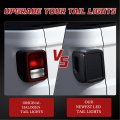 Bunker Indust Smoked Led Tail Lights Fit For 2020 2021 Jeep Gladiator Jt Lamp Rear Backs Brake Light Turn Signal Light Reverse