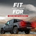 Bunker Indust Smoked Led Tail Lights Fit For 2020 2021 Jeep Gladiator Jt Lamp Rear Backs Brake Light Turn Signal Light Reverse