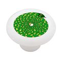 Coiled Snake Decorative High Gloss Ceramic Drawer Knob 