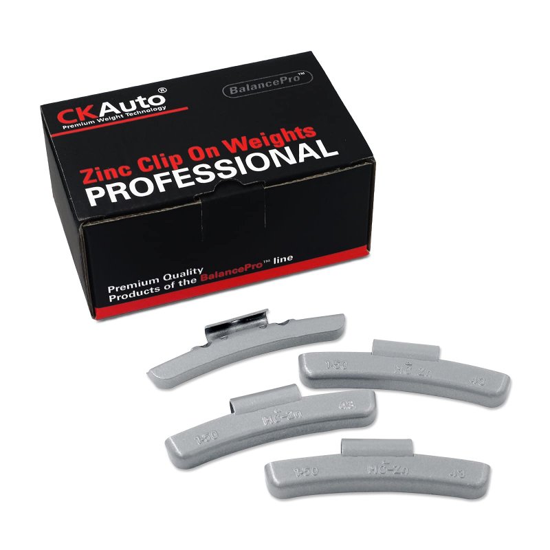 Ckauto Mc-series Zinc Clip On Wheel Weights 1 5oz Coated 25 Pcs Box