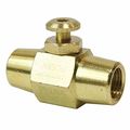 Brass Button Valve 1 4 In X Female Npt Red Small Amt-vbt44 Normally Closed Max Working Pressure 175 Psi 