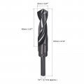 Uxcell Reduced Shank Drill Bit 22mm High Speed Steel Hss 9341 Black Oxide With 1 2 Inch Straight