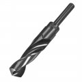 Uxcell Reduced Shank Drill Bit 22mm High Speed Steel Hss 9341 Black Oxide With 1 2 Inch Straight