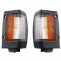 Nissan Pickup Side Marker Light Assembly Black Trim 1990 91 92 93 94 95 96 1997 Driver And Passenger Pair Ni2550104 Ni2551104 