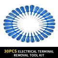 Dptool 30pcs Electrical Terminal Removal Tool Kit Automotive Universal Pin Extractor Connector Separator Set Suitable With 132