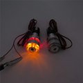 Httmt- 7 8 Led Handle Bar End Indicator Grip Turn Signal Light Motorcycle Compatible With H-d P N Xh5032-sr