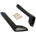 Ecotric Front Rear Bumper Valance Lip Spoiler Compatible With 2015-2021 Subaru Wrx Sti Lower Splitter Finisher Under Chin