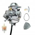 Jik Carburetor For Polaris Predator 500 2003-2007 Outlaw 2006 Intake Manifold Gas Fuel Switch Petcock Valve