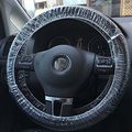 Moyishi 50pcs Elastic Trim Disposable Truck Car Steering Wheel Covers Films