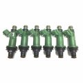 6pcs Fits 2001-2004 Replacement For Subaru Outback Fuel Injectors 16611aa340 195500-3400