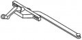 Casement Window Operator Left Hand Front Mount Stainless Steel Roller Bronze 11 Long Arm 