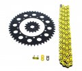 Kawasaki Klx300 Klx 300 Yellow Chain And Sprocket Black 15 48 110l