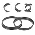 Acropix 67 1mm To 64 Universal Car Hub Centric Rings Black Pack Of 4
