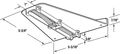 Prime-line Products R 7260 Drawer Track Delta Guide