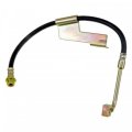 Brake Hydraulic Hose For Chevy C3500hd 1996 1997 1998 1999 2000 Black Flexible With Bracket 16 88 In Length Replaces 17996162 