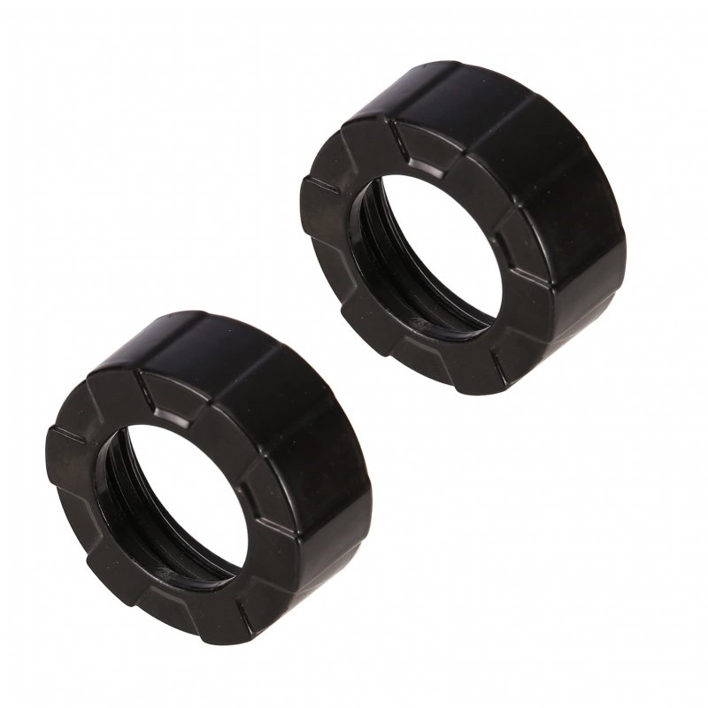 Sausage Caulking Gun Front Cap Aluminum Cover For Replacement Black 6 Pack