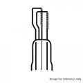 Ge 22133 50440 H4-60 55 Incandescent Vehicle Light Bulb