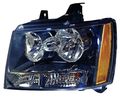 335-1141l-ac2 Replacement Driver Side Headlight Assembly Left Hand Halogen Vehicle Light With Polished Black Finish And 