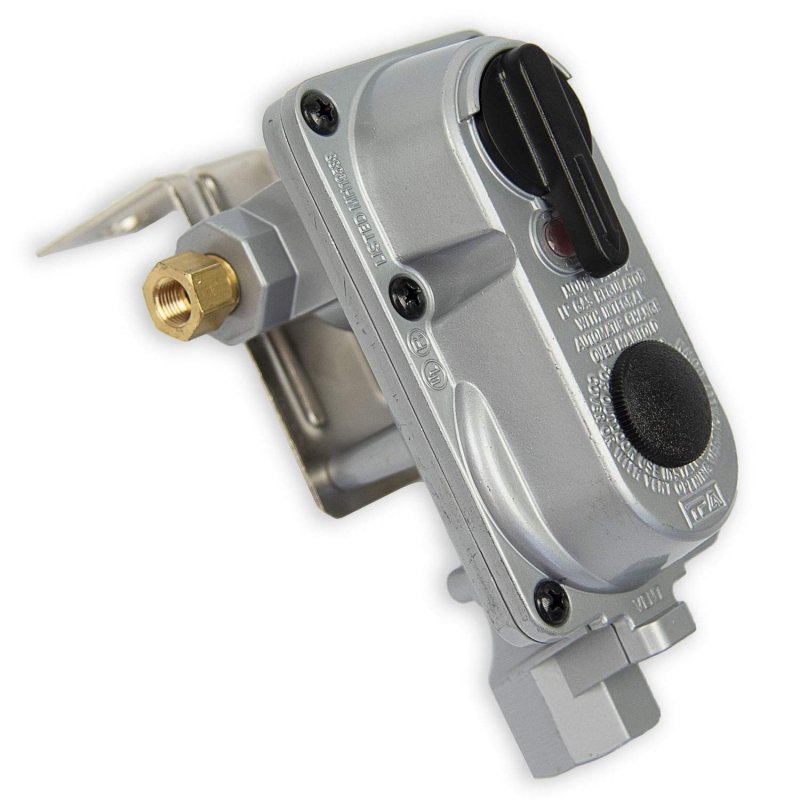Flame King Acr6 Without Pigtails 2-stage Auto Changeover Lp Propane Gas Regulator For Rvs Vans Trailers