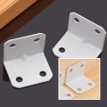 Uxcell Furniture L Shaped Right Angle Metal Corner Brace Support Reinforce Connection Bracket White 5pcs