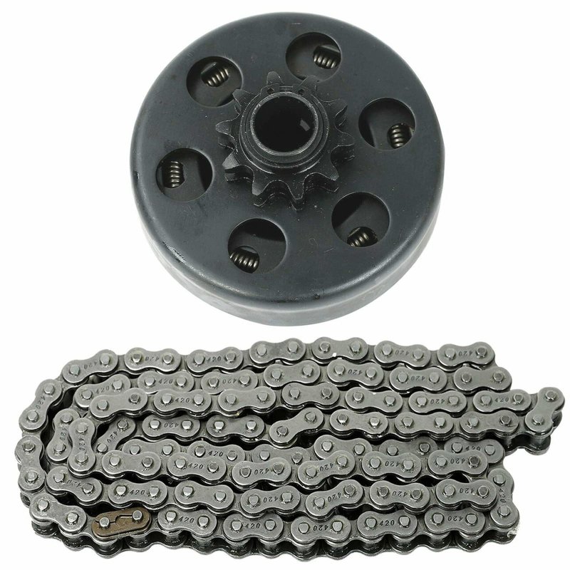 Blackhorse-racing Go Kart Mini Bike Centrifugal Clutch 3 4 Bore 10 Tooth With0 41 420 Chain For 4 Shaft 16 Key Way 2-6 5hp
