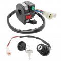 M Mati Start Stop Headlight Switch Ignition Key For Yamaha Grizzly-350-irs 2007-2011 5km-83972-00-00 5km-83973-00-00