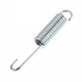 X Autohaux 2 Pcs Universal 100mm Length Motorcycle Brake Pedal Return Spring Side Kickstand Silver Tone Metal