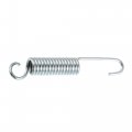 X Autohaux 2 Pcs Universal 100mm Length Motorcycle Brake Pedal Return Spring Side Kickstand Silver Tone Metal