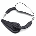 Httmt Mt382- Black Tear Drop Style Motorcycle Mirrors Compatible With 1984 To 2014 Fit Most H-d Model