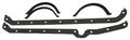 Milodon 40100 Premium Crushproof Oil Pan Gasket For Small Block Chevy 