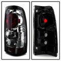 Acanii For 1999-2002 Chevy Silverado 1500 99-06 Gmc Sierra Smoked Tail Lights Brake Lamps Driver Passenger Side