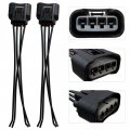 Pack Of 4 Ignition Coil Female Connector Plug Harness Pigtail Replace 2azfe1zzfe For 2009 2010 Matrix L4 2 4l