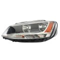 Headlight Assembly Replacement For Jetta 2011-2018 Housing Black Lamp Set Driver Side Lh 1pc Vw2502146 