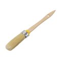 Wax Paint Brushes 2 X 0 7 Inch Chalk Stencil Brush Oval Pet Fiber Bristle With Wood Handle Painting Tool For Furniture Diy Home 