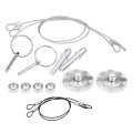 Keenso Cnc Aluminum Alloy Car Racing Hood Pin Lock Appearance Kit Universal Fitment For Most Vehicles Silver