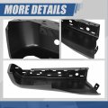 Rear Bumper End Caps Cover With Parking Sensor Holes Compatible Ford F-150 2015-2020 Passenger Right Side Primered Painted