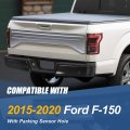 Rear Bumper End Caps Cover With Parking Sensor Holes Compatible Ford F-150 2015-2020 Passenger Right Side Primered Painted